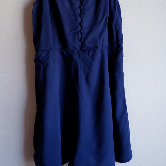 Forever21 Navy romper - Picture 3 of 6